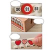 Wooden Kids Calendar DIY Hand Operated Develop Planning Skills Perpetual