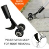 20.5 cm Hook Weed Remover Tool, Manual Portable Weed Remover