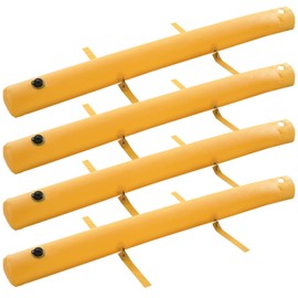 4 Pack 6 ft Flood Barrier for Home, Reusable Outdoor Water Barriers,Water Barrier for Flooding,Sand Bags for Flooding,Flood Barrier for Home Flood Prevention for Rainy Season