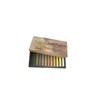 MAIMOUFIN 12-Pack Earth Tone Square Soft Pastels Water-Soluble Blendable Artist