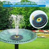 Yzert Solar Fountain for Bird Bath, 3.5W Upgraded Solar Bird