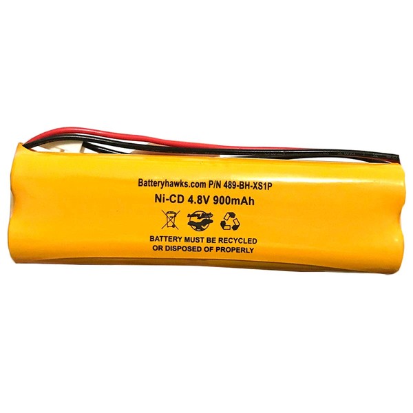 Dual-Lite 93015994 Hubbell SEWLDGBE 4.8v 600mah AA Ni-CD 4.8v 900mAh Ni-CD Battery Pack Replacement for Emergency/Exit Light