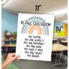 HoneyKICK Boho Rainbow Classroom Decor - 11 x 14 -