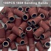 Sanding Bands for Nail Drill, 180 Grit Fine Nail Sanding