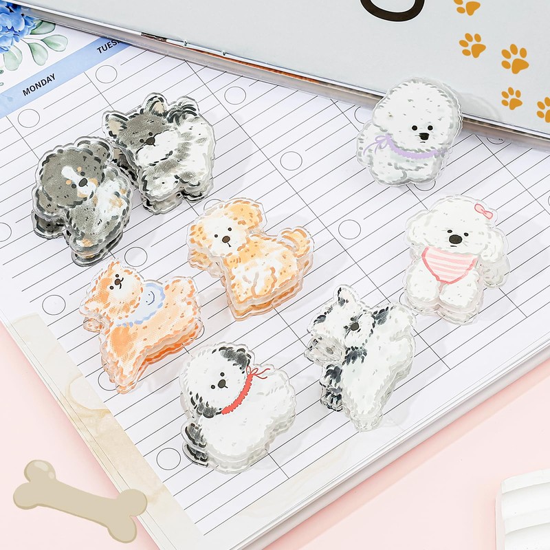 Newseego Clips (8 Pieces) Cute Dog Pattern Corner Clips, Cute
