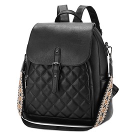 Chase Chic Womens Backpack,Vegan Leather Backpack Anti-Theft Rucksack for Ladies,Fashion Shoulder Handbag for Daily/Travel/Work,Brown