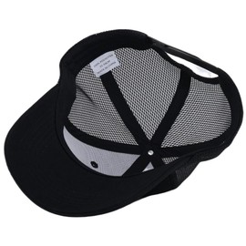 KFQHBQ - Gorra de béisbol con estructura en blanco, ajustable, malla, Negro1, Medium-Large