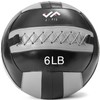 JFIT Wall Ball, 6 LB, Gray/Black