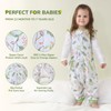 WONDAY 2 Pack Toddler Sleep Sack with Legs, 0.5 TOG,