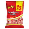 Gurley's Strawberry Puffs, Soft & Sweet Marshmallow-Like Candy (Pack of