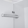 Gedotec Extendible Closet Rack with Metal Rods
