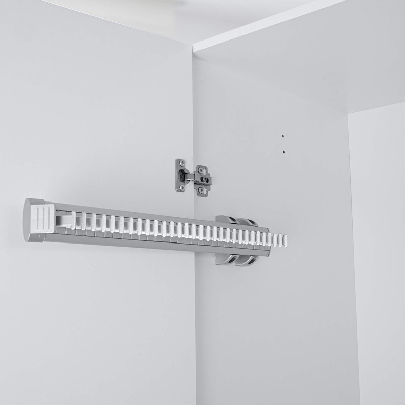 Gedotec Extendible Closet Rack with Metal Rods