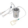 Manual Milking Machine 2000ml Effort Saving Control Stainless Steel Bottle