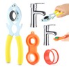 2 Pcs Faucet Aerator Removal Wrench and 1Meter Sealing Tape,