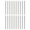 sourcing map 2x40mm 304 Stainless Steel Dowel Pins, 20Pcs Knurled