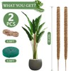 2 pcs Moss Poles, Bendable Moss Pole for Plants, Coco