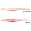 Furls Crochet Hook, Blush Streamline Metal Polished & Matte Finish,