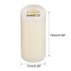 sourcing map ABS Round Insulation Column Standoff Support Spacer 7