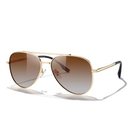 MERRY'S Classic Mirrored Aviator Sunglasses for Men Women Polarized Driving Fishing Mens Sunglasses
