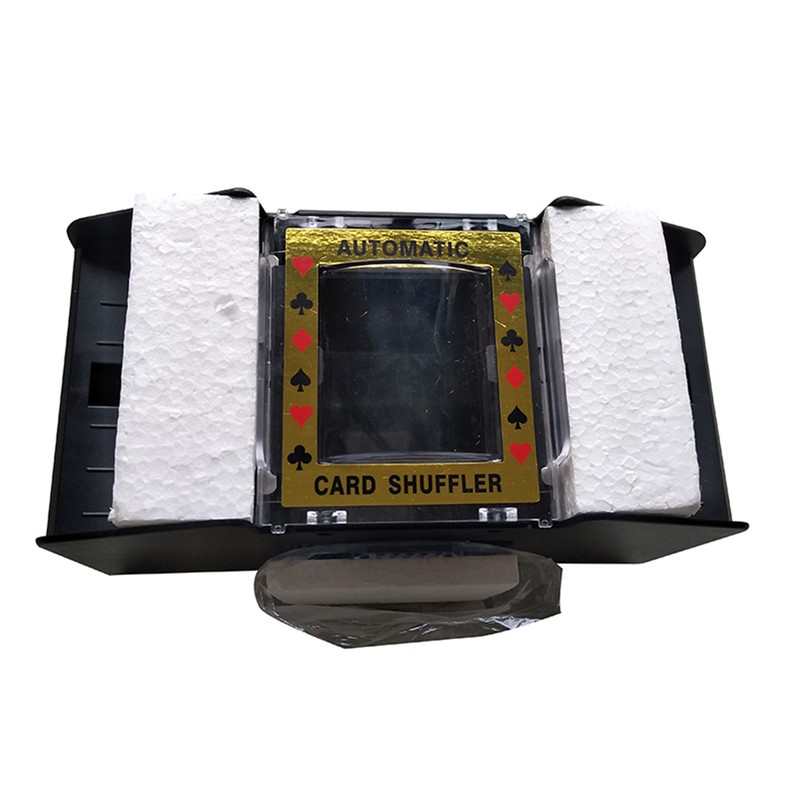 2 Decks Automatic Card Shuffler Automatic Playing Cards Shuffler Mixer