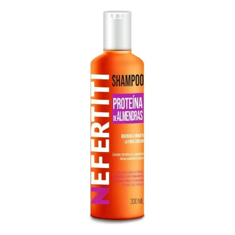 Shampoo Nefertiti Con Almendra Para Cabello Teñido 300ml