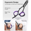 ULG 헤어 커팅 가위 세트 7인치 8피스 패스트 헤어컷 키트로