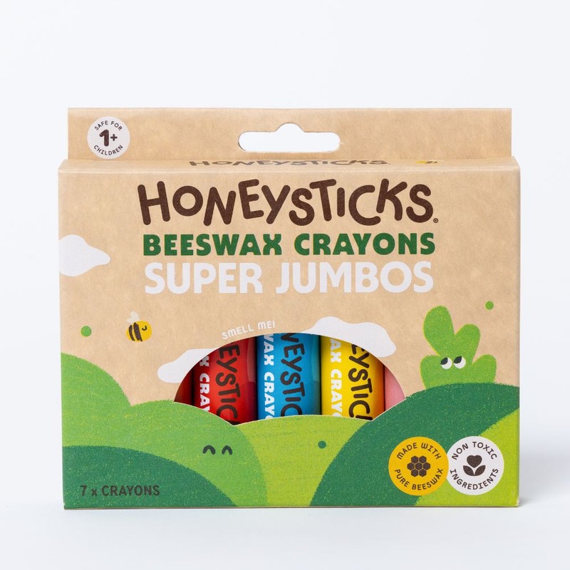 Honeysticks Beeswax Crayons Super Jumbos 7pk