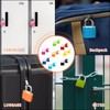 Luggage Lock, 8 Pack Mini Luggage Padlocks with Key, Multicolor