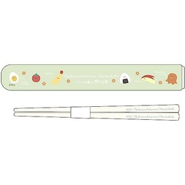 OSK HS-11 Eyed Lunch Box, Pull Lid and Chopsticks Case Set, 6.5 inches (16.5 cm), Made in Japan, Dishwasher Safe, Sliding, Antibacterial, Stylish, Cutlery, Unisex, Kids, Adults, Students