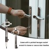 Pack of 2 universal construction keys, architect keys, long and