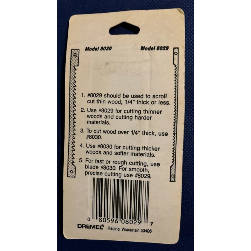 Dremel - 5-pk. Fine Saw Blades - Item #8029 -