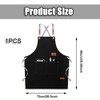 Canvas Apron with 3 Pockets, Cleaning Supplies Chefs Apron Cross