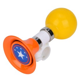 Bike Horn,childrens bike horn boys Metal Rubber Loud Children bike Kids Bicycle Horn Warning Bell Bike Horns Accessories,boys bike bells for Boys Girls Accessory(Orange)
