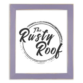 The Rusty Roof - Distressed Emily French Lilac - Solid Wood Picture Frame - 11.75x16.5 (A3)
