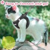 Cat Harness with Leash Set Mesh No Pull Reflective Escape