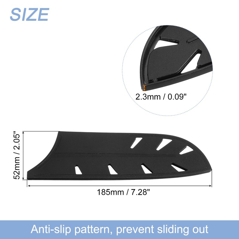 uxcell 2Pcs Knife Cover Sleeves Blade Edge Guards for 7"