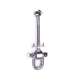 h2i Robust Swing Hook with Shackle, for Beams up to 14 cm, M12 x 160, Swing Hook for Wooden Beams, Hook for Children's Swing, Mounting, Suspension