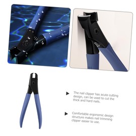 Baluue Stainless Steel Wide Mouth Nail Clippers for Men and Women 1-Piece Heavy Duty Nail Cutter for Pedicure and Manicure Anti-Splash Design Curved Edge for Easy Use