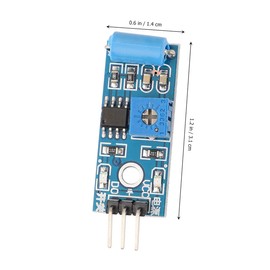 TEHAUX Alarm Sensor Module Vibration Sensor Module Normally Closed Type 10pcs for Smart Car Earthquake Alarm
