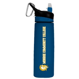 Monroe Community College Tritan Plastic Frosted Sport Bottle, Design-2 - Saphire