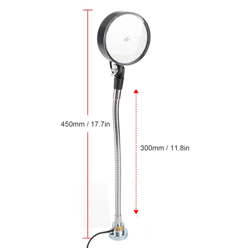 Magnetic Base Lamp High Brightness Alloy Steel Flexible Gooseneck Work