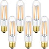Dimmable T10 LED Bulb 8W Equal E26 Edison Bulb 75