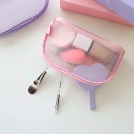 Picasso Collegioni 피카소꼴레지오니 파우치 메이크업 데일리 휴대용 메쉬 핑크 퍼플 MNS [퍼플] Picasso Collezioni Pouch Makeup Daily Portable Mesh Pink Purple MNS [Purple]
