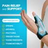 BraceAbility Hard Plastic Thumb Splint | Arthritis Treatment Brace to