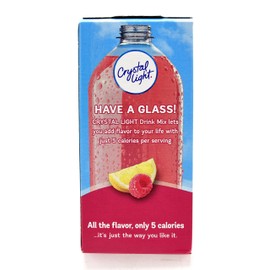 Crystal Light On The Go Raspberry Lemonade Drink Mix, 10-Packet Box (Pack of 35)