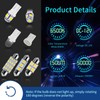 Zakolak 42 Pieces Interior Car Lights, Super Bright White Dome
