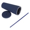 Coffee Tumbler with Lid and Straw Matte Dark Blue Double
