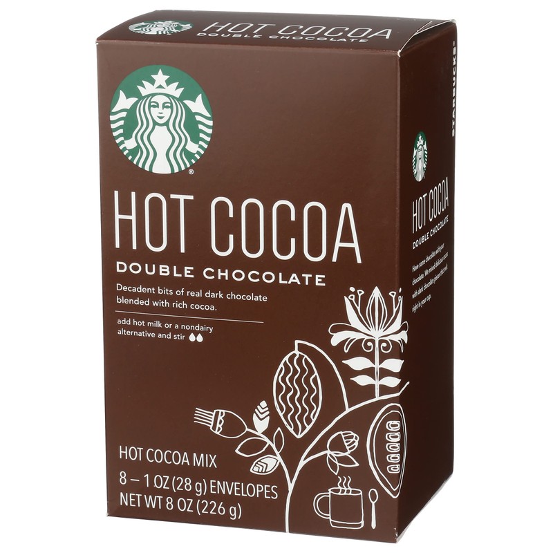 Starbucks Classic Hot Cocoa Double Chocolate (8.00 Ounce (Pack of