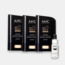 AHC Masters Air Rich Sun Stick 14g 3pcs + Pro Shot Serum 5ml SPF50+ / PA++++ / AHC 마스터즈 에어 리치 선스틱 14g 3개+프로샷 세럼 5ml SPF50+ / PA++++