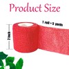 Kuanfine 6 Pack 2 Inches Self Adhesive Bandage Wrap Vet